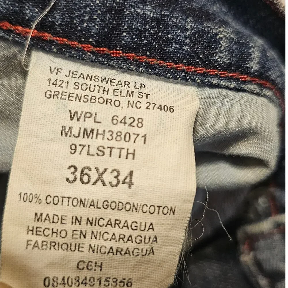 Vintage Wrangler Hero Originals Men's Jeans, Medium Blue, Size 36 x 34